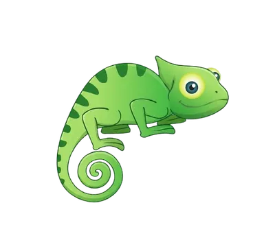 Mascote Camaleão